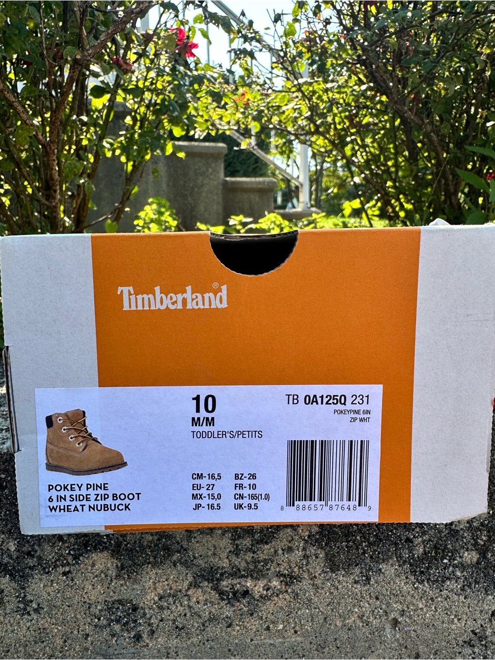 Timberland Toddlers' Pokey Pine Side Zip Boot - Wheat